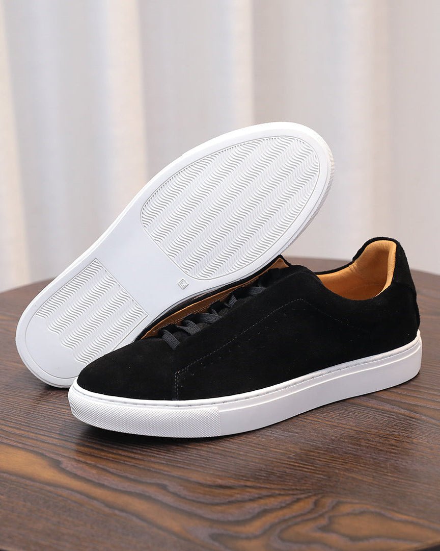 Zapatillas bajas de ante Osborne - Negro - LOVRA DESIGN