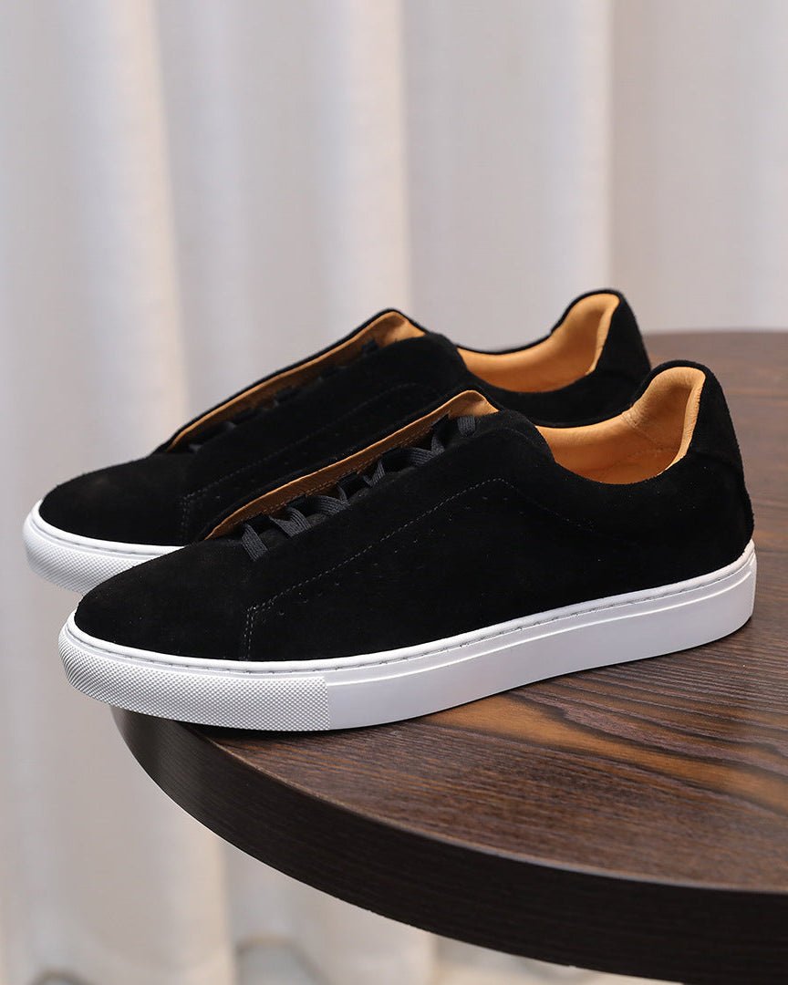 Zapatillas bajas de ante Osborne - Negro - LOVRA DESIGN