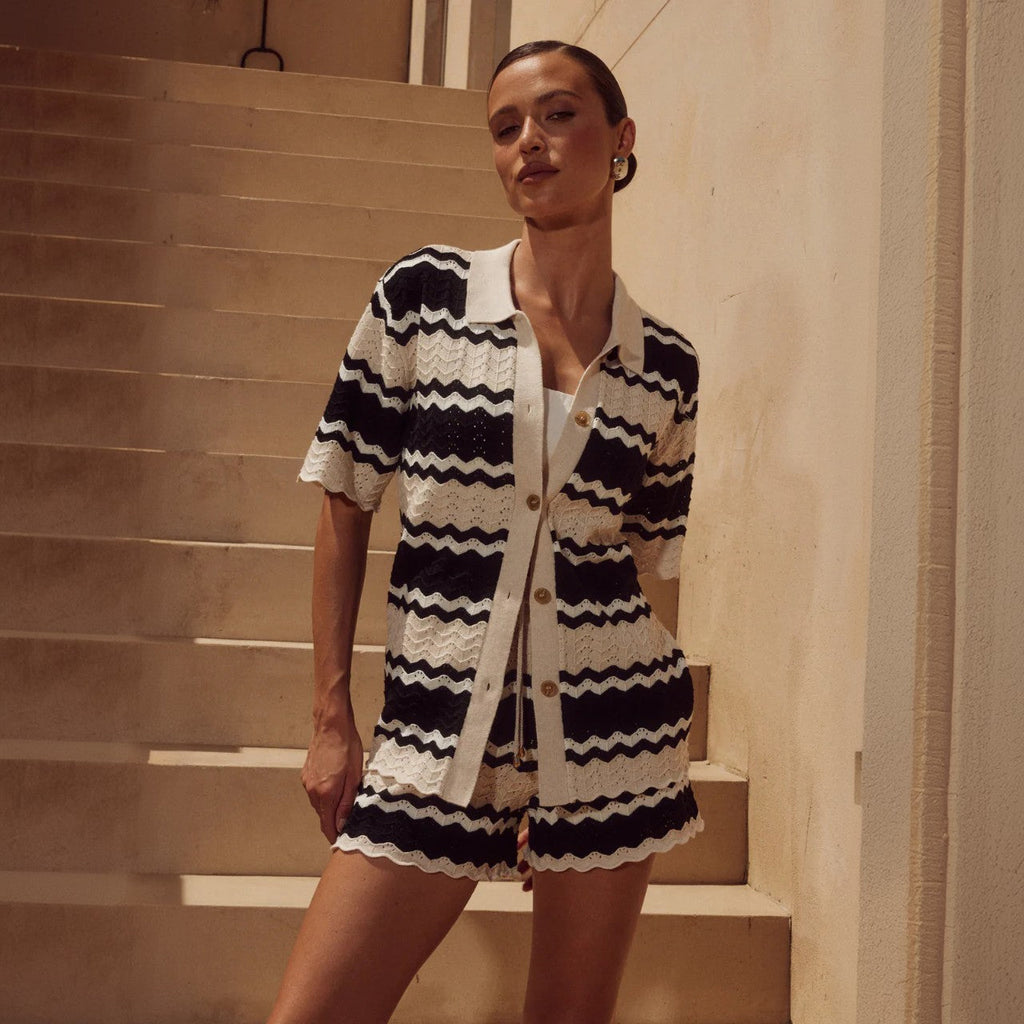 MALTA STRIPES Conjunto Knit de Verano