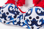 Lina Reversable Bikini - Red - LOVRA DESIGN
