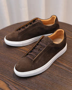 Zapatillas bajas de ante Osborne - Marrón - LOVRA DESIGN