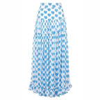 Set Amore Capri Bañador y Maxi Falda con Estampado de Corazones