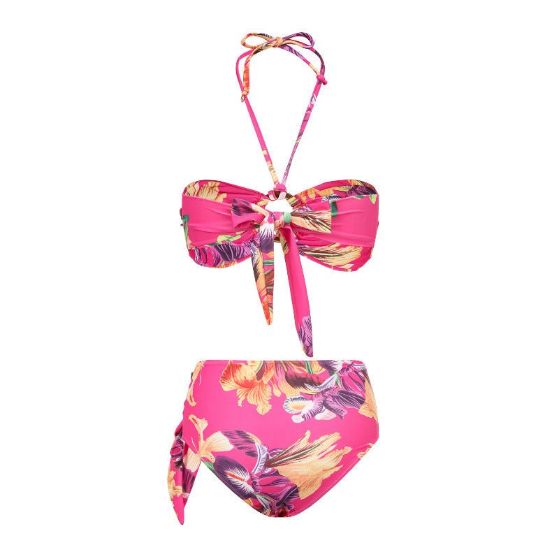 Riviera Bikini Cover - up Set - Pink - LOVRA DESIGN