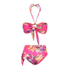 Riviera Bikini Cover - up Set - Pink - LOVRA DESIGN