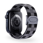 Correa Apple Watch de nailon a cuadros, unisex, modelo Kyris