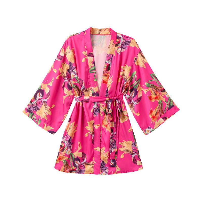 Riviera Bikini Cover - up Set - Pink - LOVRA DESIGN