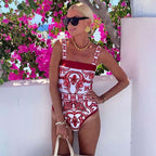 Seaside Rouge Swimsuit Set - Red - LOVRA DESIGN