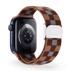 Correa Apple Watch de nailon a cuadros, unisex, modelo Kyris