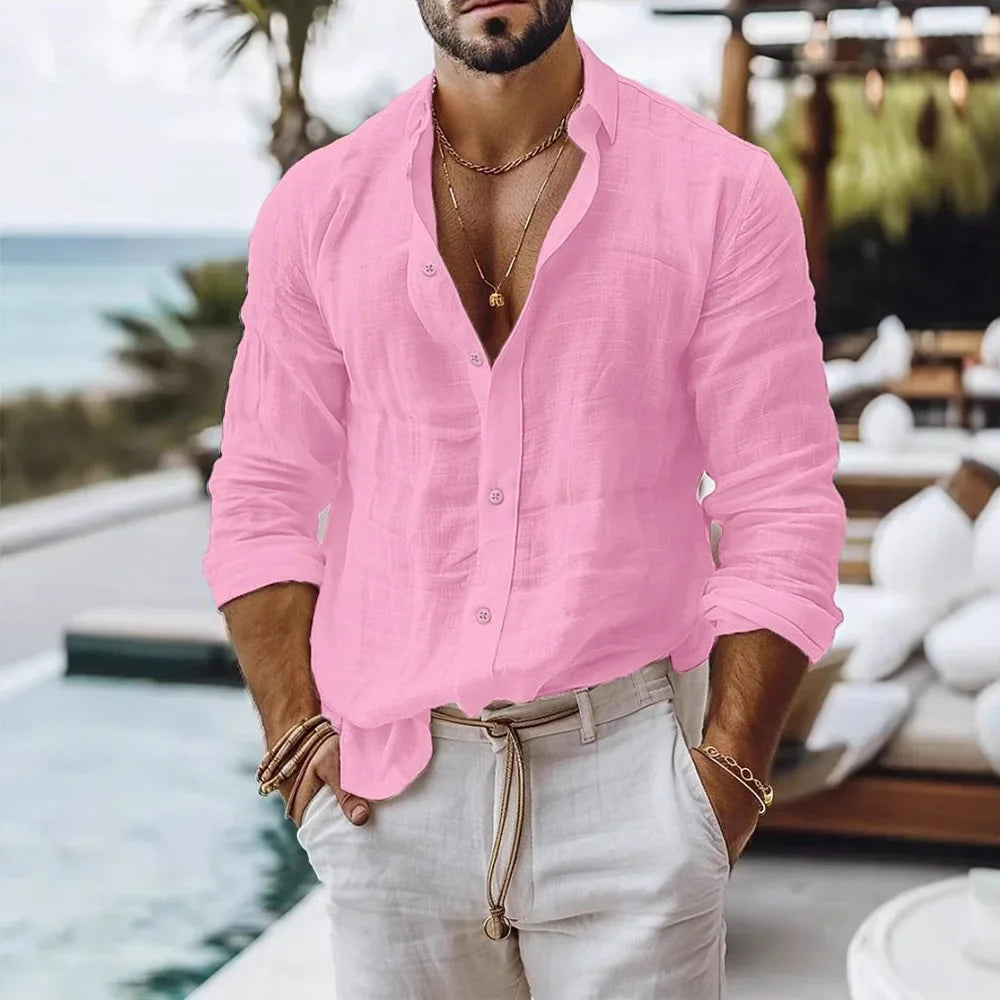 CAPRI Linen & Cotton Beach Shirt