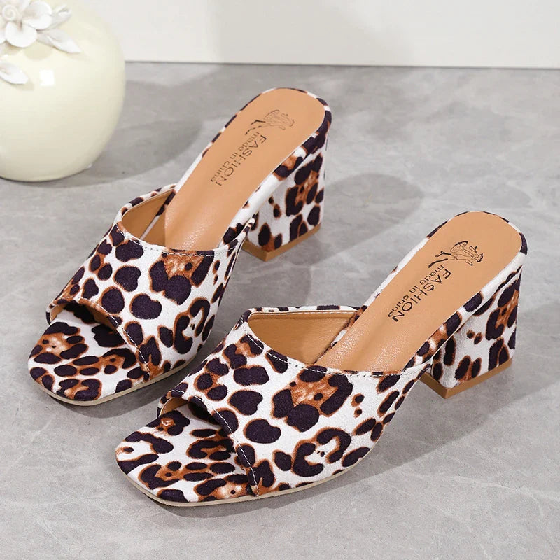 Leopard Lux-sandaler