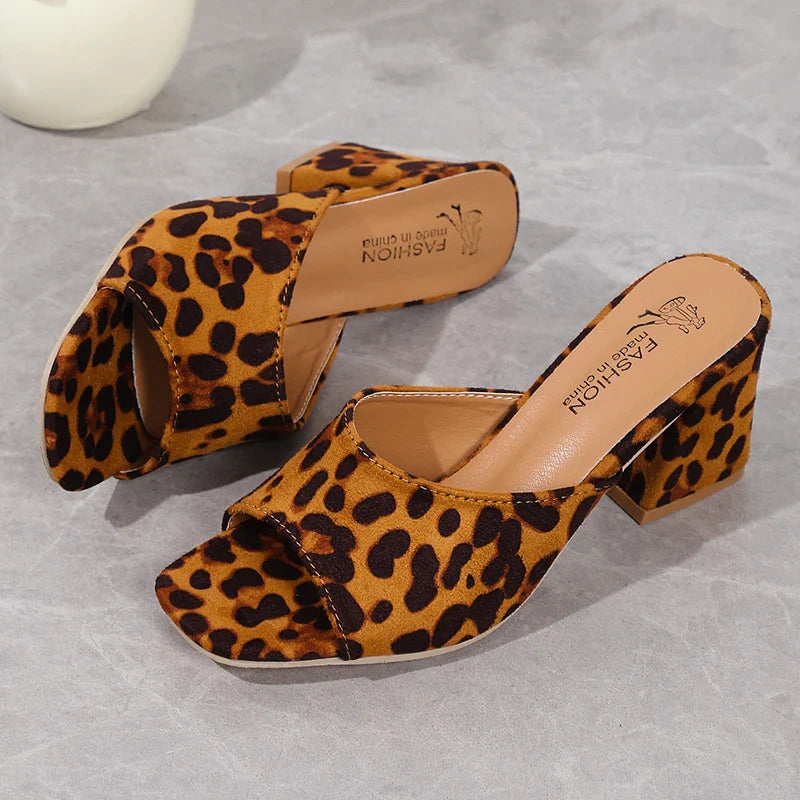 Leopard Lux-sandaler