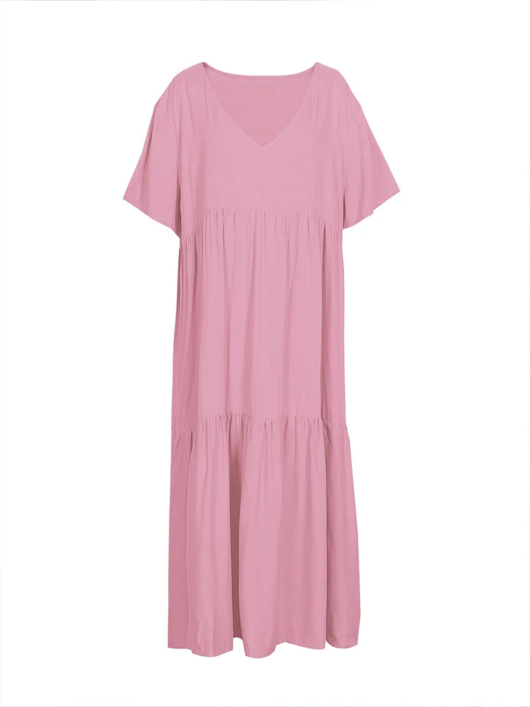 Vestido Maxi Elegance de Escote en V