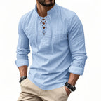 Men's Linen and Cotton Viking Shirt