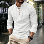 Men's Linen and Cotton Viking Shirt