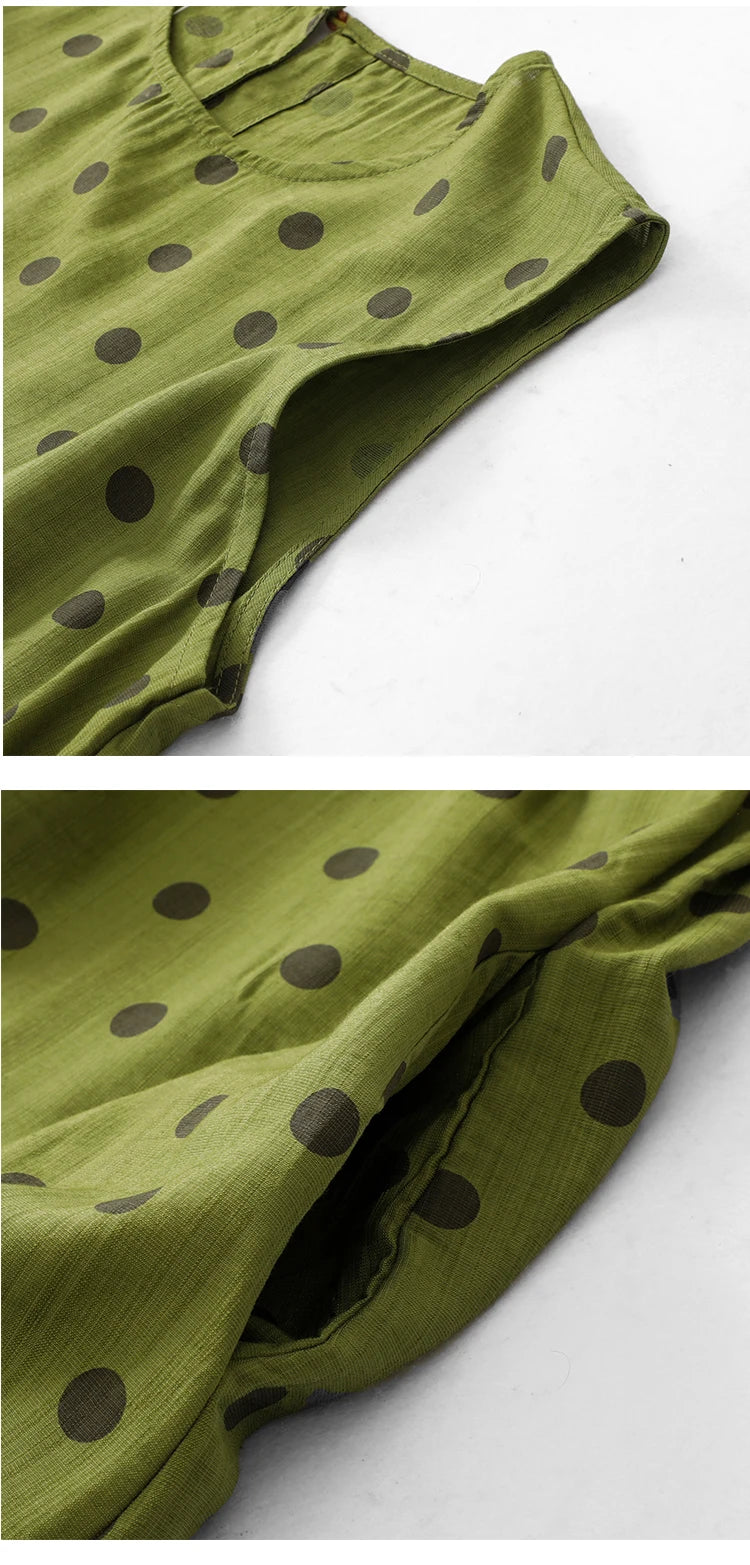 Vestido Midi Lino Luna