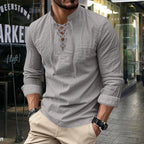 Men's Linen and Cotton Viking Shirt