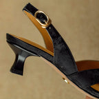 Slingback SANTORINI Elegancia Artesanal en Piel