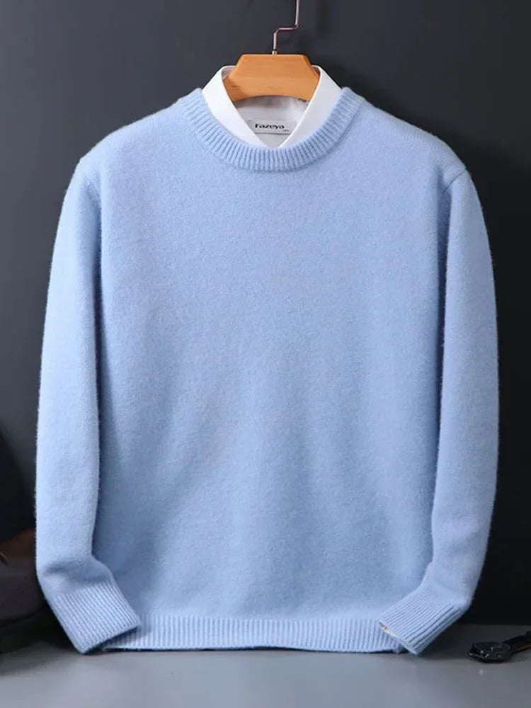 Pull à col rond en maille douce