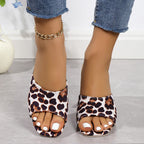 Leopard Lux-sandaler