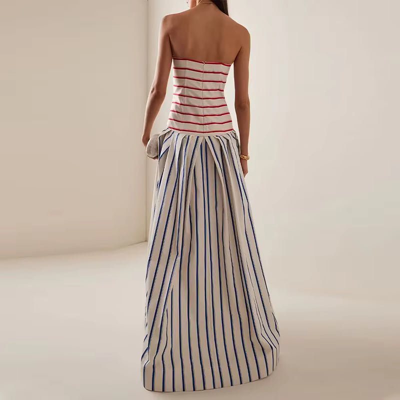 Vestido Celestia Elegancia Fluida para un Verano Sofisticado