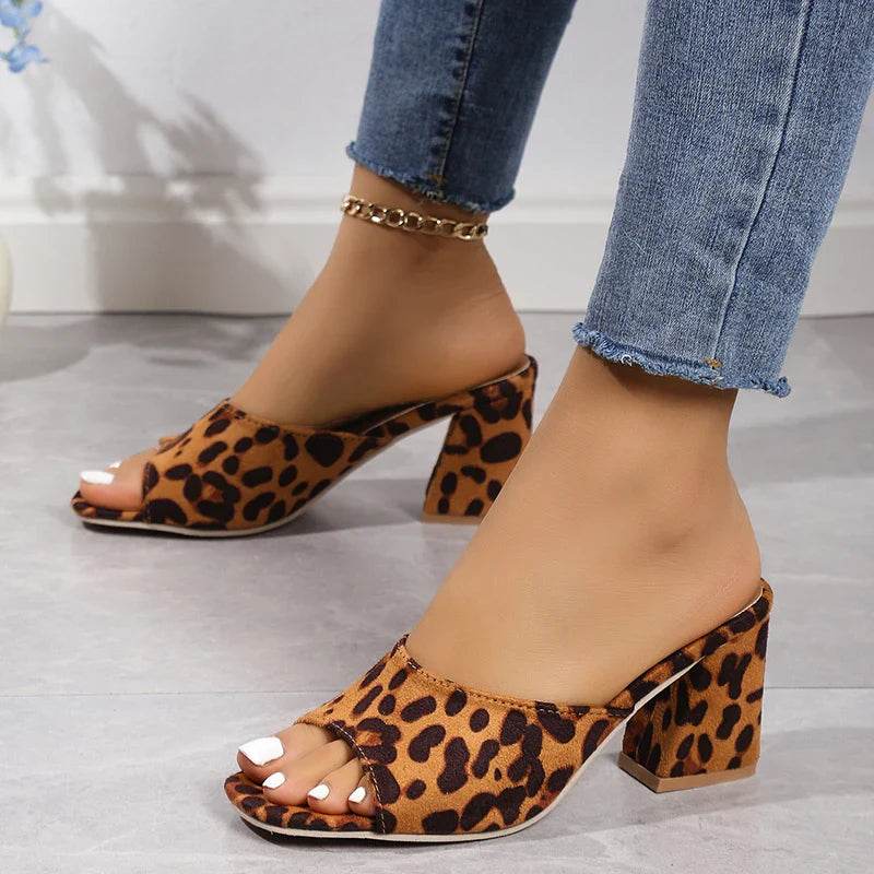 Leopard Lux-sandaler