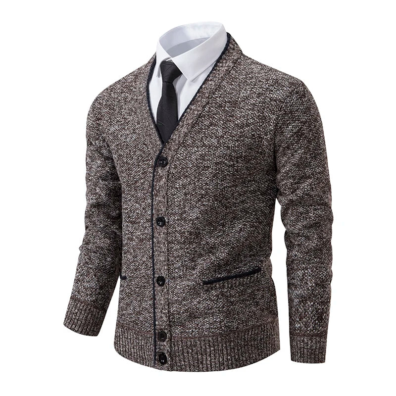Pull en maille à col en V