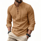 Men's Linen and Cotton Viking Shirt