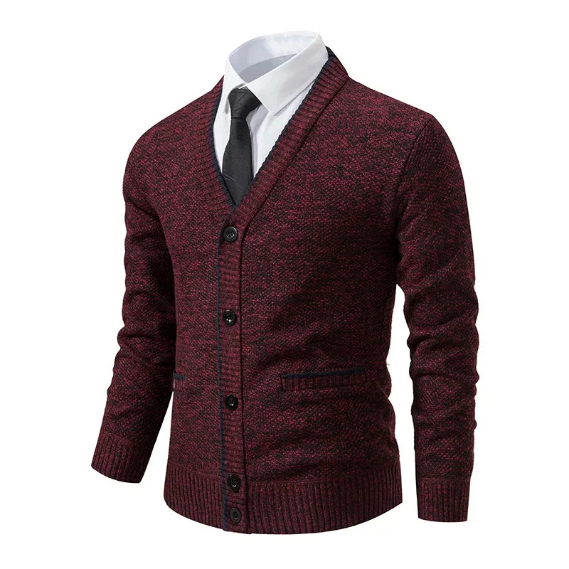 Pull en maille à col en V