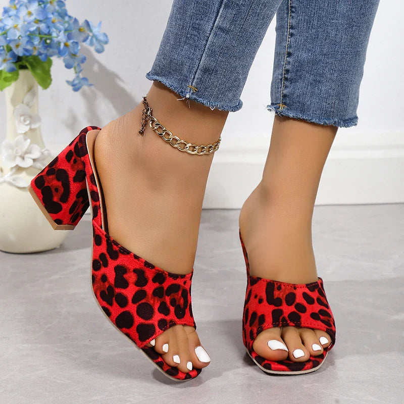 Leopard Lux-sandaler
