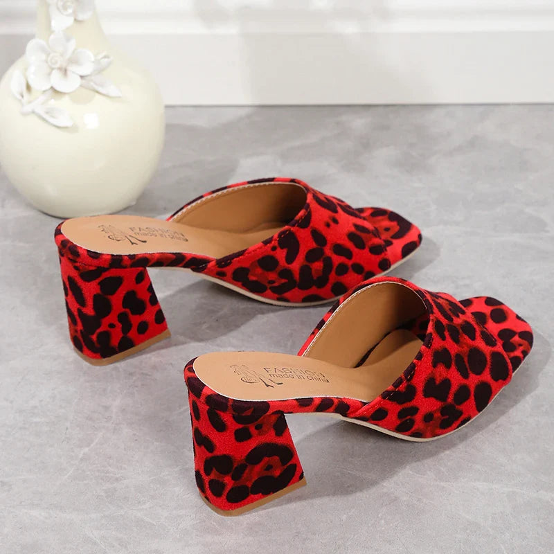 Leopard Lux-sandaler