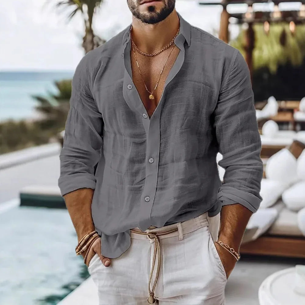 Camisa CAPRI Lino & Algodón Playero