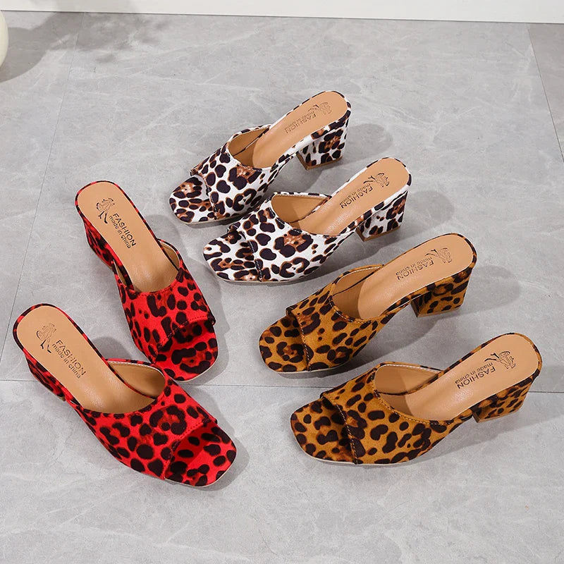Leopard Lux-sandaler