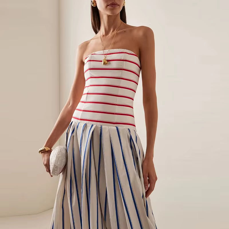 Vestido Celestia Elegancia Fluida para un Verano Sofisticado