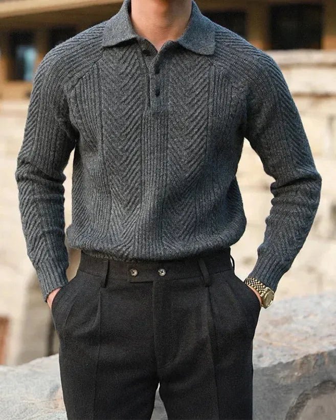 Polo de punto de ochos Laurent - LOVRA DESIGN