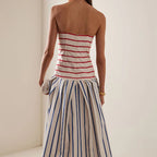 Vestido Celestia Elegancia Fluida para un Verano Sofisticado