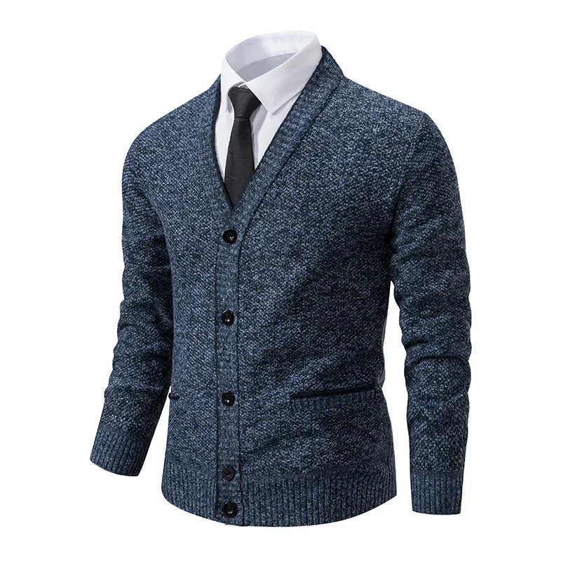 Pull en maille à col en V
