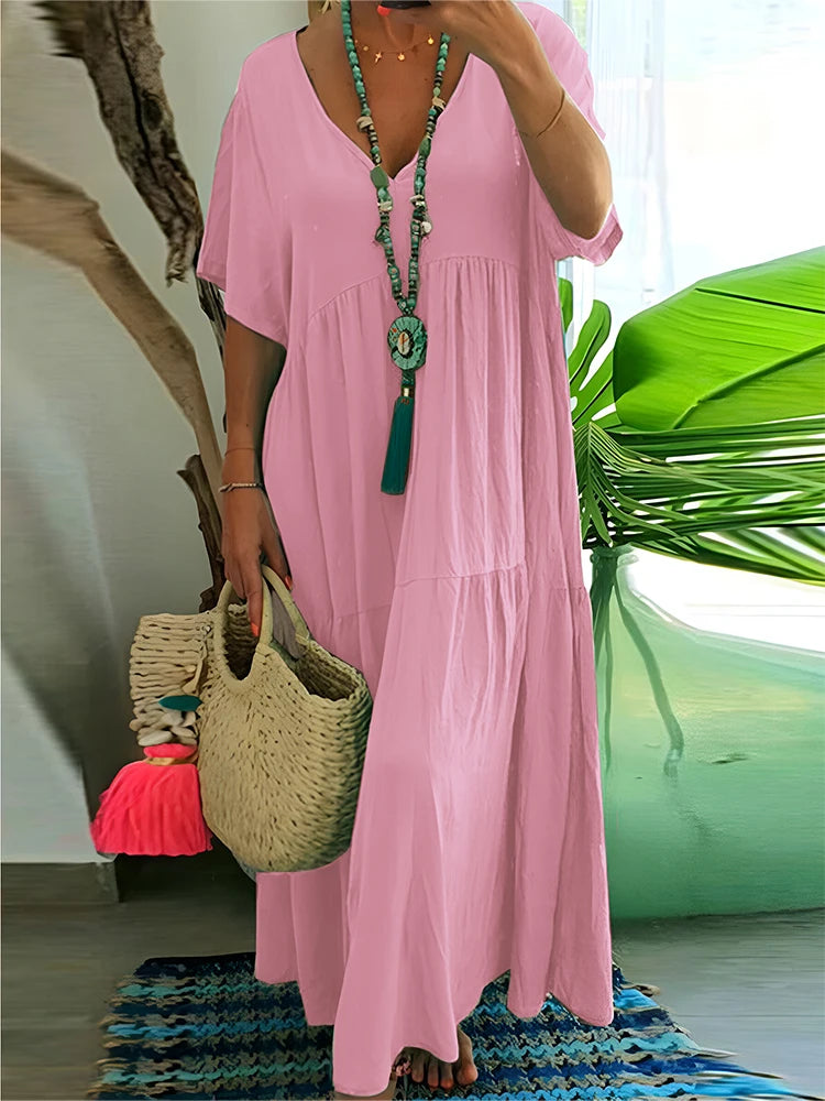 Vestido Maxi Elegance de Escote en V