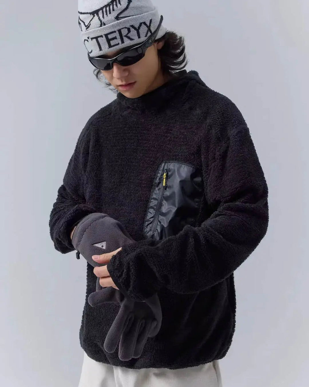 Sudadera técnica polar con capucha - LOVRA DESIGN