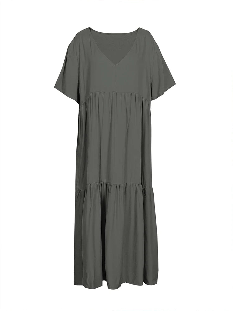 Vestido Maxi Elegance de Escote en V