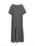 Vestido Maxi Elegance de Escote en V