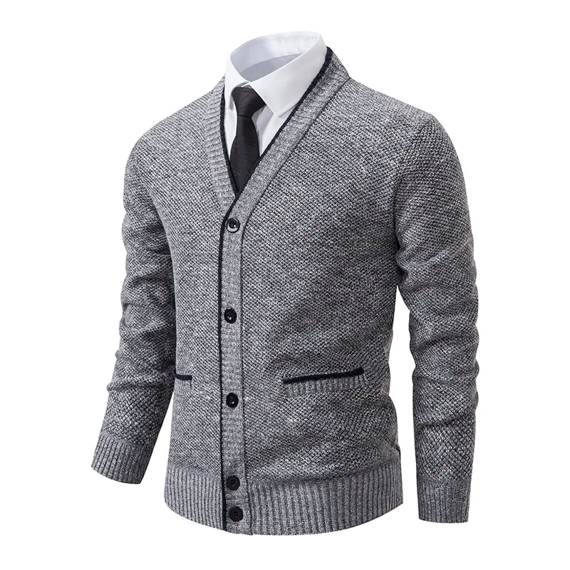 Pull en maille à col en V