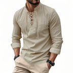 Men's Linen and Cotton Viking Shirt