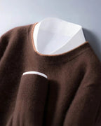 Jersey de cachemira de cuello redondo Essential - LOVRA DESIGN