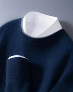 Jersey de cachemira de cuello redondo Essential - LOVRA DESIGN