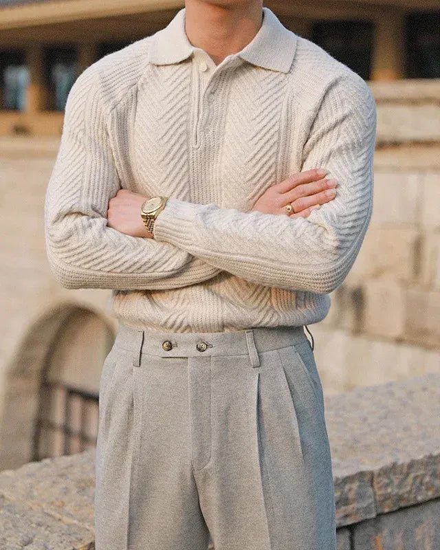 Polo de punto de ochos Laurent - LOVRA DESIGN