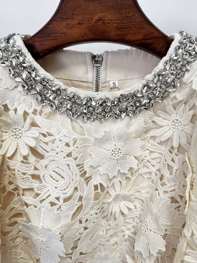 Conjunto Couture de Encaje Floral - EDICIÓN LIMITADA- - LOVRA DESIGN