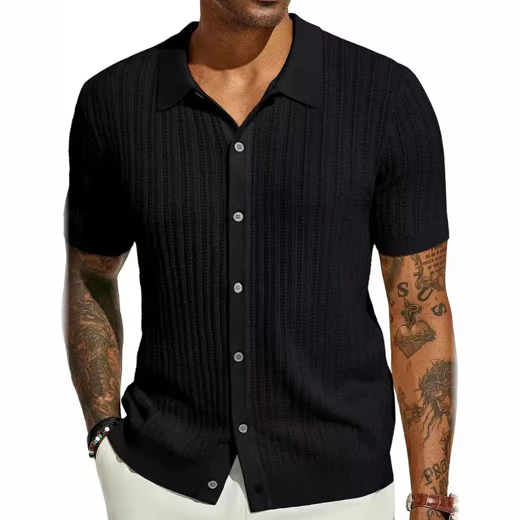 SANTORINI Premium Knit Polo Shirt