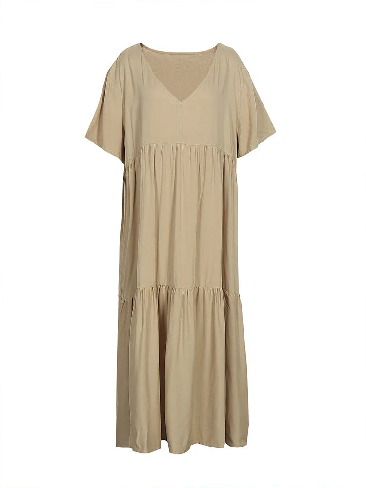Vestido Maxi Elegance de Escote en V