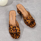 Leopard Lux-sandaler