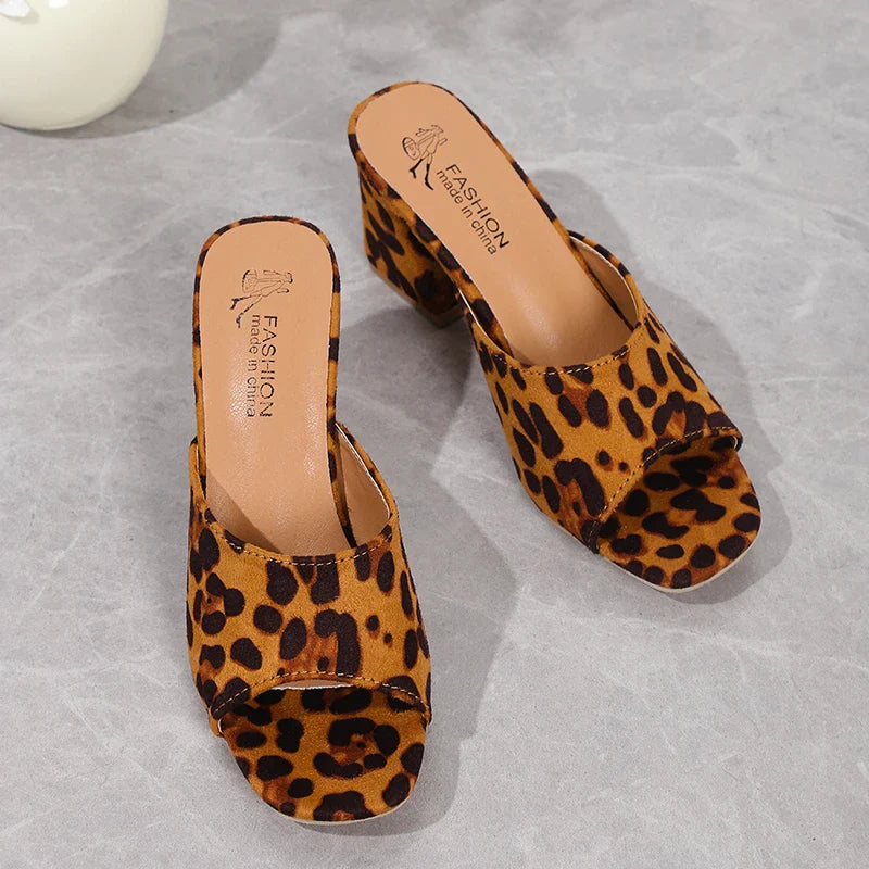 Leopard Lux-sandaler